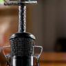 Person speaking into a microphone representing voice-over recording services.